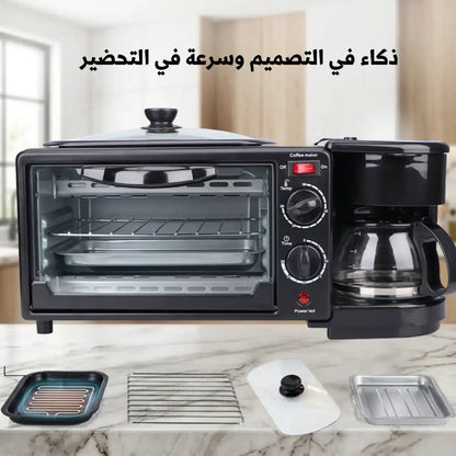 Multifunctional 3in1 Stainless Steel Robot -  12L الجهاز المتكامل