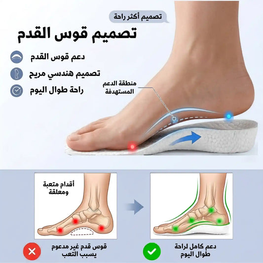 نعل  ميموري فوم بتصميم متطور