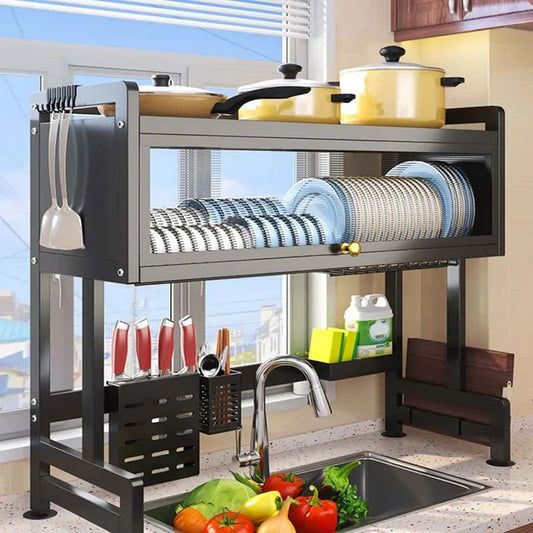 منظم أواني المطبخ متعدد الاستخدامات organiser rack